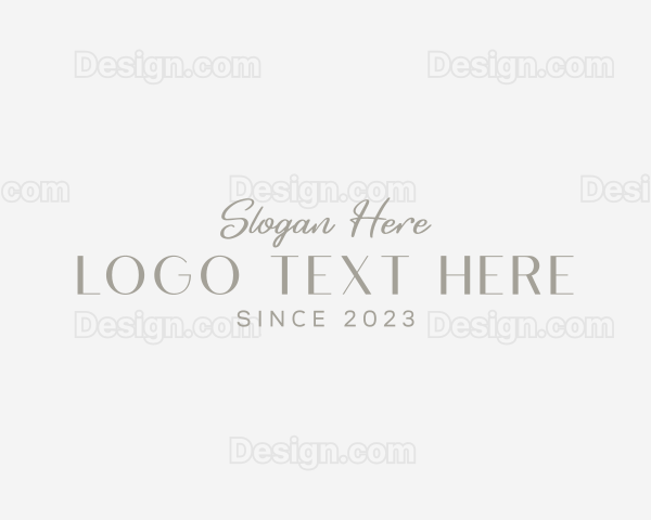 Elegant Signature Business Logo