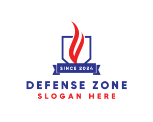 Firewall Defense Shield logo design