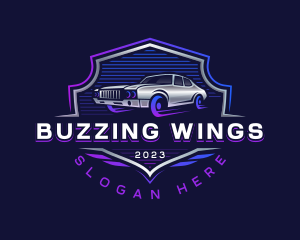 Car Wing Vehicle logo design