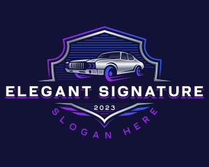 Car Wing Vehicle logo design