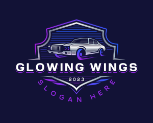 Car Wing Vehicle logo design