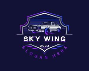 Car Wing Vehicle logo