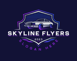 Car Wing Vehicle logo design