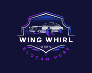 Car Wing Vehicle logo design