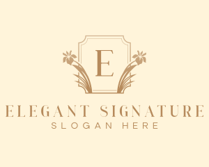 Elegant Flower Wellness logo design