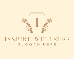 Elegant Flower Wellness logo design