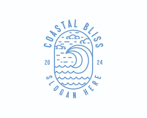Surfing Sea Waves logo