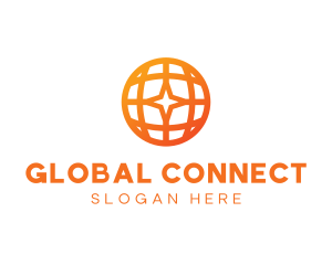 Corporate Geometric Star Globe logo