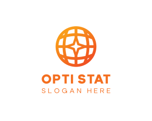 Corporate Geometric Star Globe logo design