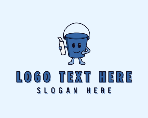 Cleaning Bucket Janitorial logo