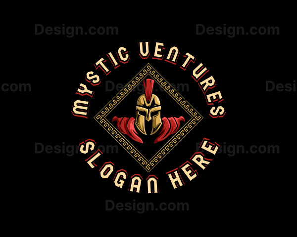 Spartan Gladiator Helmet Logo