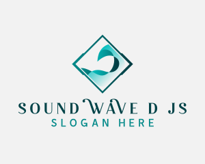 Water Wave Ocean logo design