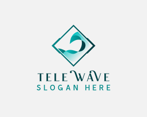 Water Wave Ocean logo design