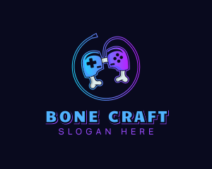 Gaming Bone Console logo design