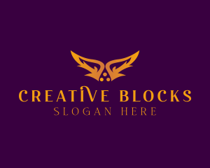 Creative Fantasy Wings  logo design