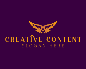 Creative Fantasy Wings  logo design