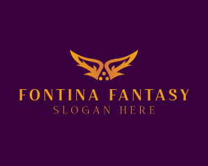 Creative Fantasy Wings  logo design