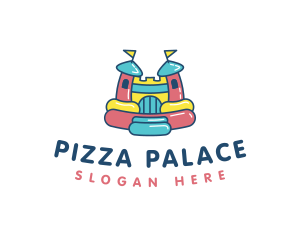 Bounce Palace Playground logo design