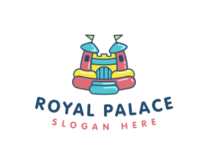 Bounce Palace Playground logo design