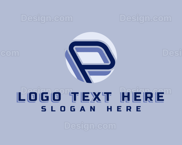 Business Studio Letter P Logo