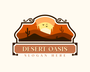 Desert Travel Dune logo design