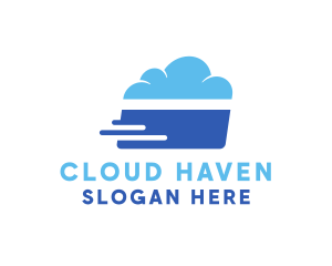 Credit Card Cloud  logo design