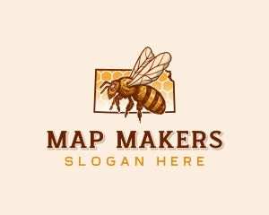 Kansas Honeybee Apiary logo design