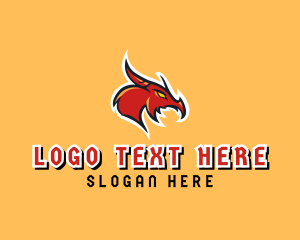 Mythical Dragon Horn logo