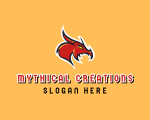 Mythical Dragon Horn logo