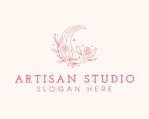 Moon Floral Boutique logo design