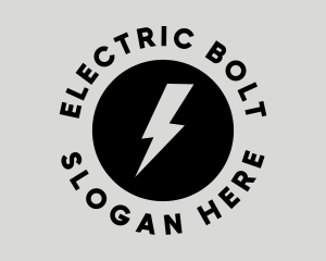 Fast Lightning Circle logo