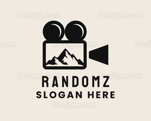 Video Camera Mountain Logo