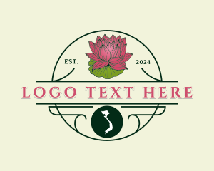 Vietnam Lotus Flower logo