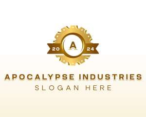 Industrial Mechanical Gear logo design