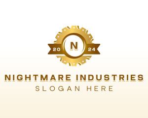 Industrial Mechanical Gear logo design