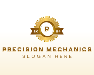 Industrial Mechanical Gear logo design