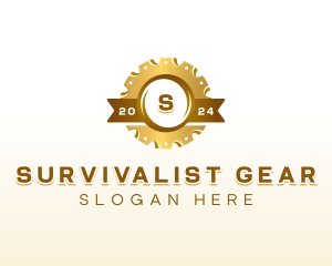 Industrial Mechanical Gear logo design