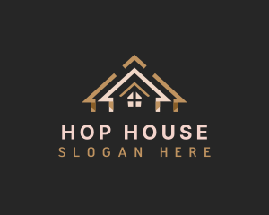 House Roof Carpentry logo design