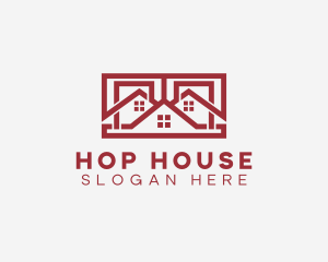 Housing Roof Property logo design