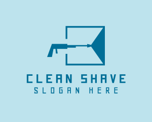 Blue Clean Pressure Washing logo design