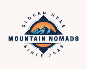 Mountain Nature Travel logo design