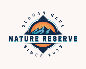 Mountain Nature Travel logo design