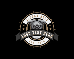 Motorcycle Engine Mechanic logo