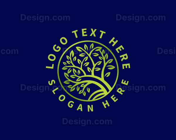 Nature Tree Landscaping Logo