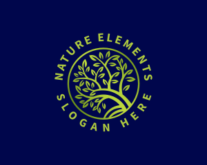 Nature Tree Landscaping logo design