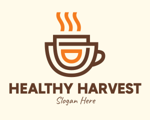 Brewed Coffee Cup Logo