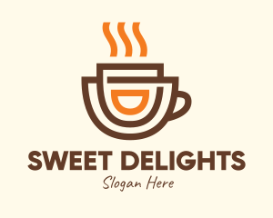 Brewed Coffee Cup logo