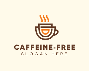 Brewed Coffee Cup logo design