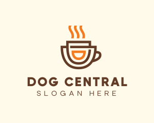 Brewed Coffee Cup logo design