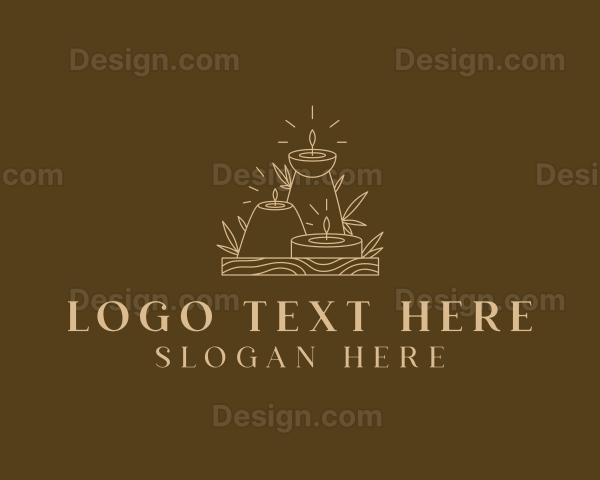 Artisanal Candle Decoration Logo